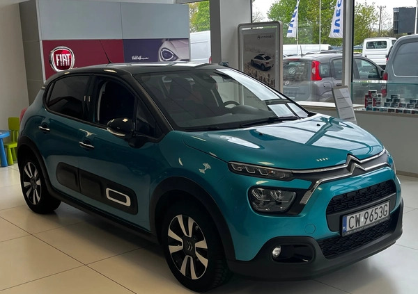 Citroen C3 cena 68900 przebieg: 1064, rok produkcji 2023 z Tuchola małe 46